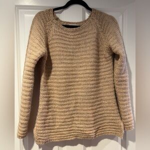 Benedetta Brown Knit Women’s Cotton/Wool Blend Sweater May fit Sz M